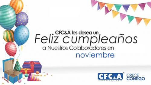 Cumpleañeros noviembre