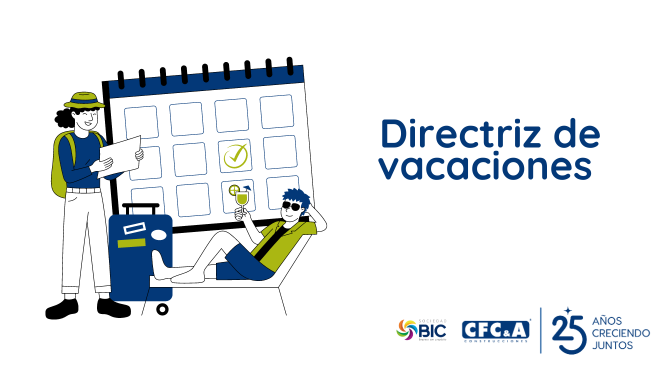 Esta es la directriz de vacaciones para todos los colaboradores