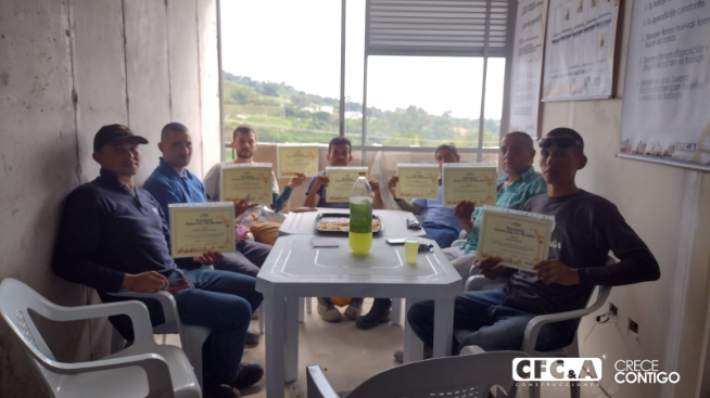 Destacamos a nuestros colaboradores en obra