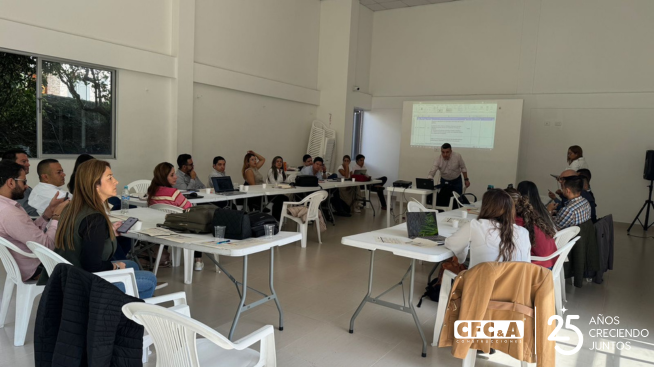 Recibimos taller sobre riesgos de proyectos VIP