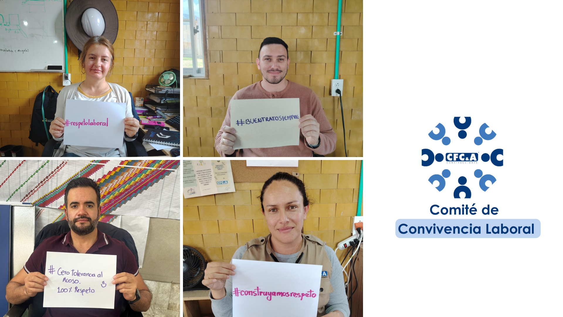 En Construcciones CFC decimos NO al acoso laboral